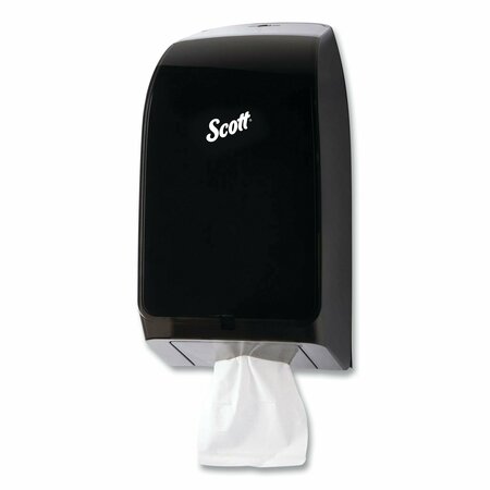 SCOTT Hygienic Bathroom Tissue Dispenser, 7 x 5.73 x 13.34, Black 39728